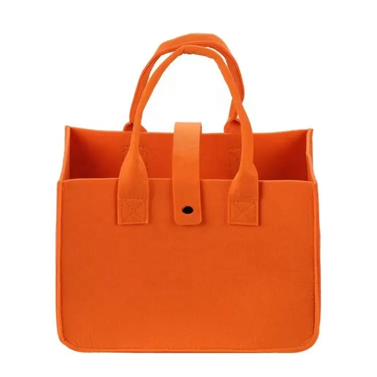 Filz Freizeit Tasche Hersteller Tragbare Filz Mode Frauen Handtaschen Einkaufstasche Einkaufstasche Kinder Gelee