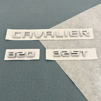 Autocollant de logo de voiture ABS CAVALIER, emblème de pare-chocs arrière, accessoires de style pour coffre de voiture