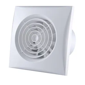 OEM/ ODM Comfortable air flow Brand Bathroom Round Plastic Exhaust Fan