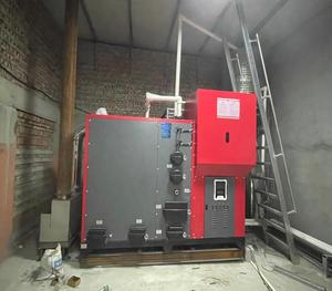 Caldera de agua caliente ahorro de energía de la biomasa 60KW para calentar - Product Image 5