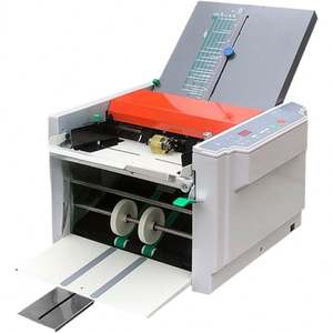 Machine à plier automatique électrique à écran tactile en Z pour le pliage du papier, des feuilles de cuivre, des invitations, des billets, des dessins - Product Image 2