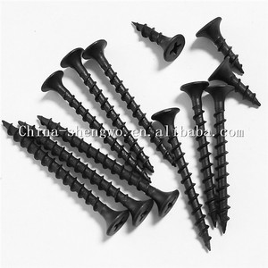 C1022A viti per cartongesso in acciaio al carbonio con finitura a fosfato nero con finitura nera sistema di misurazione metrica - Product Image 2