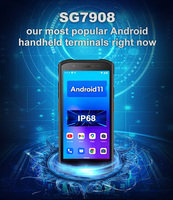 PDA Industrial Resistente con Android 11, Escáner de Código de Barras 2D, Resistente al Agua IP68, Pantalla de 5.5 Pulgadas, 4GB+64GB de Memoria, Stock de Almacén