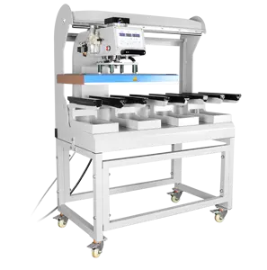 CE Approved Double Station Textile Pneumatic Heat Press Machine for underwear/underpants