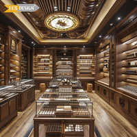 Certification de qualité Vitrine à cigares de luxe Comptoir de magasin de fumée Conception Présentoir de magasin de haute qualité vitrinas exhibidora