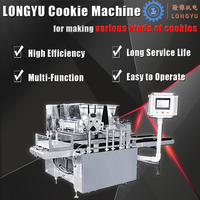 Machine à biscuits automatique Longyu OEM à torsion en spirale, extrudeuse de biscuits au beurre Jenny avec buses personnalisées pour usine de snacks