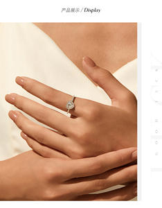 Juego de Collar y Pendientes de Plata de Ley 925 con Moissanita Corte Corazón Color D VVS1, Certificado GRA, Joyería Nupcial - Product Image 2