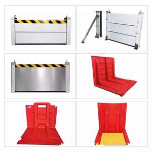 प्लास्टिक बाढ़ बाधा निर्माता गैरेज सबवे प्रवेश द्वार अस्थायी बाढ़ जलप्रपात हटाने योग्य एल आकार के बाढ़ अवरोध - Product Image 5