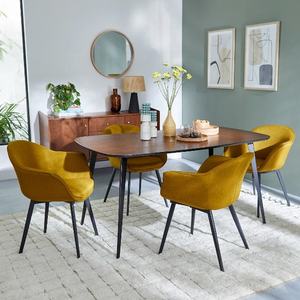 Table à manger industrielle de style ferme moderne, grande table de salle à manger de style vintage, mobilier d'intérieur pour la maison, l'hôtel, la villa, le restaurant - Product Image 6