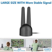 Nouvelle tendance, antenne TV numérique longue portée pour intérieur avec amplificateur, matériau plastique, base magnétique pour recevoir les signaux de télévision numérique