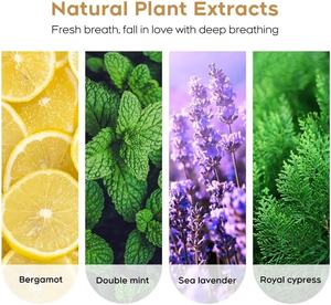 금연 흡입기 스틱, 5 팩 빈 면 심지가 있는 에센셜 오일용 나무 개인 디퓨저 - Product Image 3