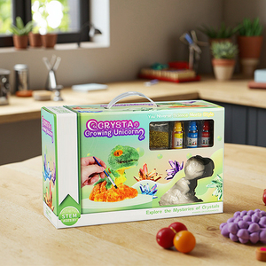 Giáo Dục Mới Montessori đồ chơi tự làm pha lê phát triển Kit trẻ em khoa học thí nghiệm cho việc học tập sáng tạo - Product Image 6