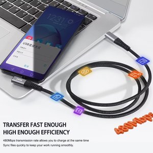 <span class=keywords><strong>Usb</strong></span> C sạc cáp 240W loại C sạc cáp cho iPhone 15 nhanh chóng sạc USBC để USBC góc bên phải PD Cáp sạc dây - Product Image 4