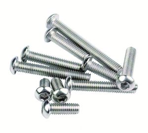 Tornillos de Titanio GR5 M3 M8 con Acabado Anodizado, Cabeza Cilíndrica con Ranura, para Bicicleta de Carretera DIN913 - Product Image 1