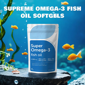 Cápsulas <span class=keywords><strong>de</strong></span> <span class=keywords><strong>Aceite</strong></span> <span class=keywords><strong>de</strong></span> Pescado Super Omega-3 <span class=keywords><strong>de</strong></span> Marca Privada Fairir, 1300 mg <span class=keywords><strong>de</strong></span> EPA, 700 mg <span class=keywords><strong>de</strong></span> DHA, 500 mg <span class=keywords><strong>de</strong></span> Vitamina D3, RTG, OEM, ODM, Personalizadas - Product Image 4