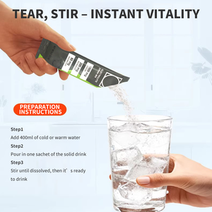 Mistura de Eletrólitos em Pó Personalizada para Bebida Hidratante, Suplemento Alimentar Certificado HACCP, Livre de OGM, Suporte Energético - Product Image 6