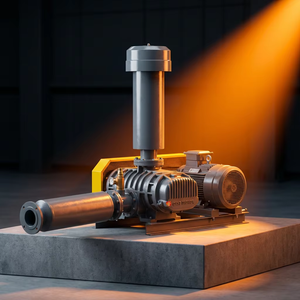 Longtie Design 15HP Tri Lobe Roots Air Blower <b>Vacuum</b> <b>Pump</b> Wastewater Sewage Treatment Industrial Efficient Rotary High Volume - Product Image 3