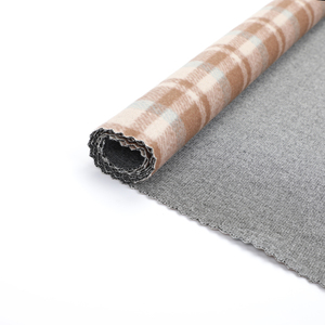 Chất Lượng Cao Ntr 60% Poly 25% Rayon 5% Spandex Chải Roma Vải Căng Tính Năng Đan Sợi Nhuộm Sọc Kiểm Tra Mô Hình Cho Áo Khoác - Product Image 5