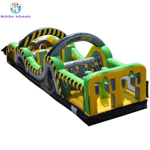 Dành cho người lớn PVC Inflatable tấn công khóa học cho sân sau thể thao trò chơi thách thức với Built-in Blower - Product Image 5