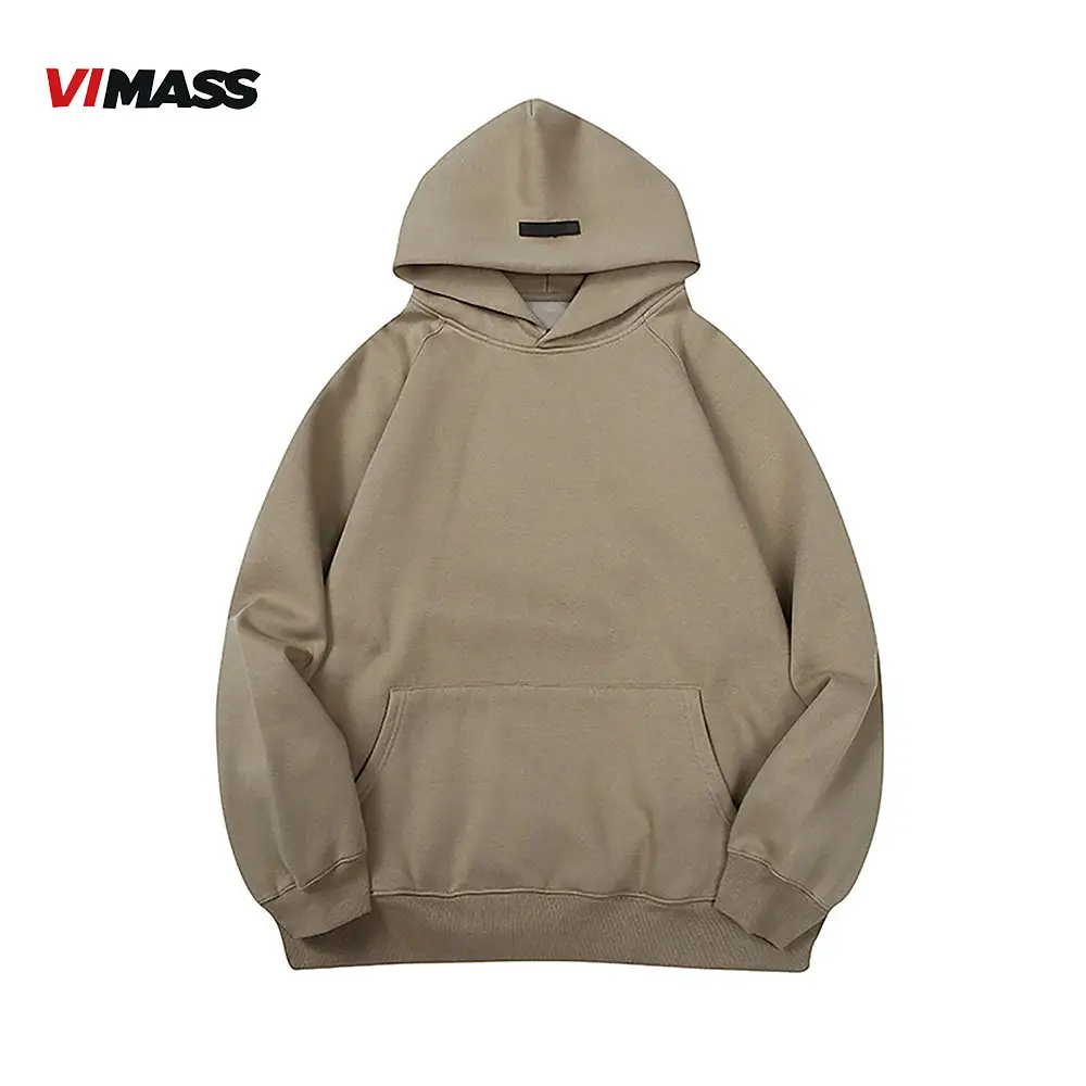 Manufacture 500 gsm oversized pullover Hoodies drop shoulder heavy weight puff print hoodies men for high quality