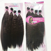BELEZA Factory – Lot de 4 mèches synthétiques haute température pour tresses, extension de cheveux pré-étirée, vente en gros