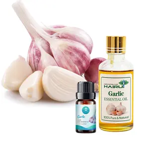 HAIRUI Supply Bulk Price Garlic Essential Oil Use for Food and Feed Animals Garlic Oil