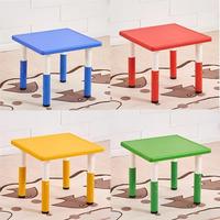 Ensemble de bureau et chaise pour enfants, adapté aux maternelles, table en plastique réglable pour les jeux et les études des bébés