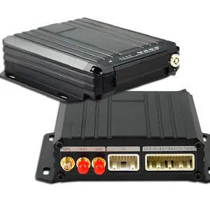 Mini DVR móvil para coche, autobús, camión, cámara de 4 canales, 1080P, 3G, 4G, WiFi, GPS, tarjeta SD