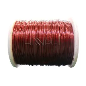 Alambre de cobre esmaltado lacado para bobinado de transformador, motor recocido, calibre 35 awg