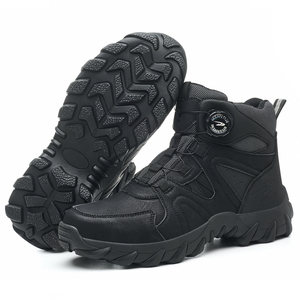 <span class=keywords><strong>S1</strong></span> Lev moda gris trabajo deportes zapatos de seguridad punta de acero cordón rápido ligero invierno marca Industrial precio al por menor para hombres - Product Image 5
