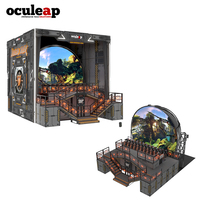 Théâtre dôme 7D Dragon Rider 21 places, simulateur de montagnes russes VR, simulateur de vol en réalité virtuelle, cinéma dôme 12D intérieur