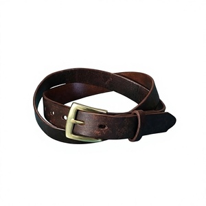 BS INTERNATIONAL Black Color Customizable Designs <b>Cow</b> Leather Belt Silver Rectangular Pin Buckle High Durability Eco-Friendly - Product Image 3