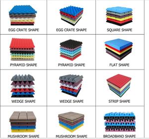 Panneau acoustique <span class=keywords><strong>pour</strong></span> studio, 12 pièces par lot, <span class=keywords><strong>mousse</strong></span> insonorisante - Product Image 6