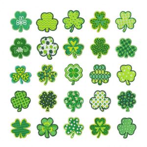 Patchs thermocollants brodés Trèfle porte-bonheur Culturelle pour la Saint-Patrick - Product Image 1