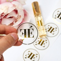 Autocollants personnalisés avec logo, autocollants personnalisés pour tubes de gloss à lèvres, autocollants pour base de gloss à lèvres, étiquettes transparentes pour marque privée