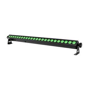 DMX512 kovalamaca etkisi disko aydınlatma taraflar DJ gece kulübü sahne ışıkları RGB 24x3w duvar yıkama LED çubuk