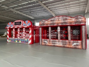 Stand de jeu gonflable sur le thème du Far West personnalisable / Stand de tir gonflable / Jeu gonflable sur le thème du cowboy pour activités de plein air - Product Image 5