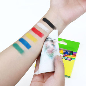 Kit de Pintura Facial GP No Tóxica, Colorida, Sedosa, en Barra, 6 Piezas, Borrable, para Niños, Pintura Corporal, Crayones Lavables - Product Image 5