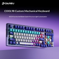 Clavier de jeu mécanique Dareu COOL98 avec éclairage RGB, interrupteurs magnétiques spéciaux Star Ring Delta-Wall et fonction SOCD