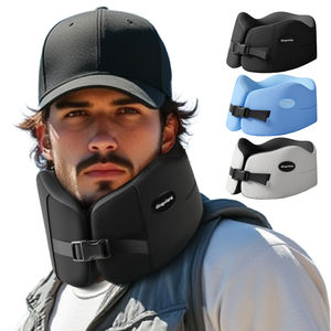 360 °   Almohada de Viaje Portátil en Forma de U con Soporte <span class=keywords><strong>para</strong></span> la Cabeza, Almohada de Espuma Viscoelástica <span class=keywords><strong>para</strong></span> Dormir, Antifaz <span class=keywords><strong>para</strong></span> Dormir y <span class=keywords><strong>Tapones</strong></span> <span class=keywords><strong>para</strong></span> <span class=keywords><strong>los</strong></span> Oídos - Product Image 2