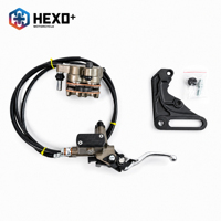 HEXO Ultra Bee Brake+Caliper Bracket Aluminium Alloy untuk Modifikasi/Peningkatan Sepeda Motor Listrik Yozoma In10/tuttio Solely 01