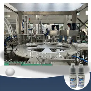 High Capacity Essential Oil Chubby Gorilla Vial Bottle Filling Capping Sealing Machine For Liquid Packaging 10-100ml