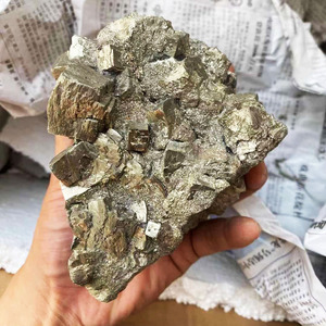 Bán buôn tinh thể tự nhiên đá thô chữa bệnh Pyrite đá thô mẫu vật khoáng sản - Product Image 3