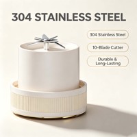 Offre Spéciale – Mini Mixeur Portable USB Rechargeable 350ml/400ml – Bouteille Mixeur Électrique pour Jus de Fruits Frais