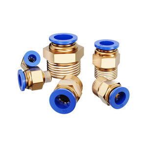 Chen Chi Pneumatic <b>Quick</b> <b>Connector</b> Copper Plastic 6-01 8-02 Straight Through For Air Hoses - Product Image 1