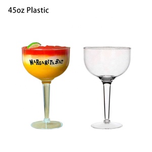 Gobelet à cocktail en plastique de grande capacité 45 OZ, design original, verre à margarita, logo personnalisé pour les fêtes, utilisation publicitaire - Product Image 4