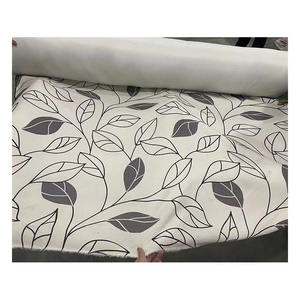 Bon marché liquidation Stock vente en gros impression <span class=keywords><strong>rideaux</strong></span> en lin occultants tissu Textile <span class=keywords><strong>de</strong></span> maison tissu - Product Image 1