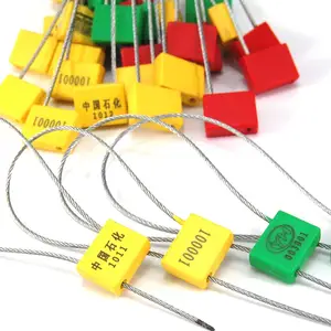 QR kod baskı UHF çelik kablo bağı ABS naylon RFID mühür etiketi RFID Zip bağları tedarik zinciri yönetimi için
