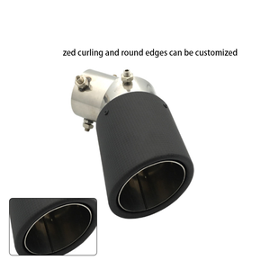 Tubo de <span class=keywords><strong>escape</strong></span> Universal de fibra de carbono, doble <span class=keywords><strong>salida</strong></span>, estilo Y, <span class=keywords><strong>akrapovic</strong></span> - Product Image 3