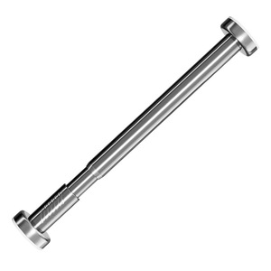 Barre télescopique en acier inoxydable pour sécher les vêtements, longueur réglable de 60 cm, montage mural pour balcon, armoire, cuisine - Product Image 2